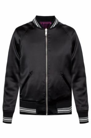 Dwustronna kurtka typu 'bomber' z wyszytym wzorem, zdjęcie 1 Dwustronna kurtka typu 'bomber' z wyszytym wzorem od Givenchy